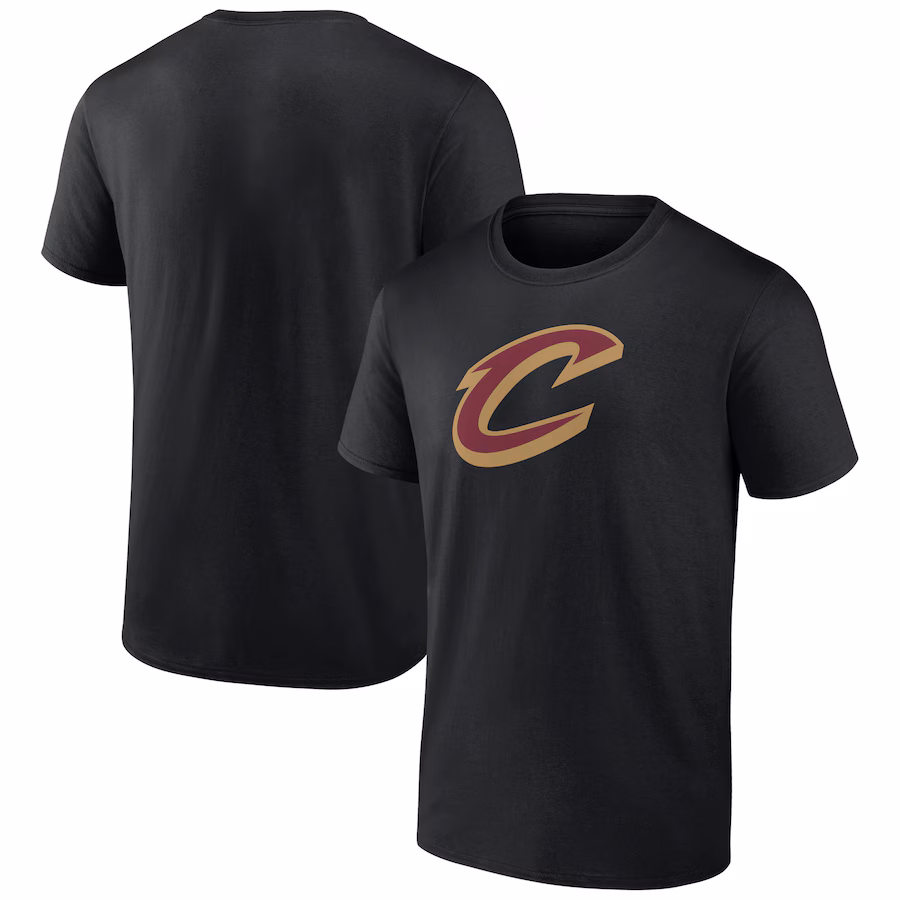 Men's Cleveland Cavaliers Black Primary Logo T-Shirt - Jersey
