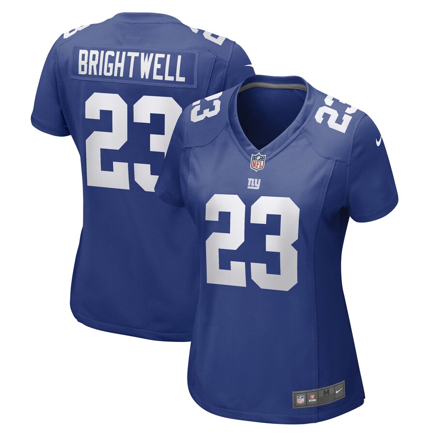 Women's New York Giants Gary Brightwell Nike Royal Team Game Player Jersey - Jersey