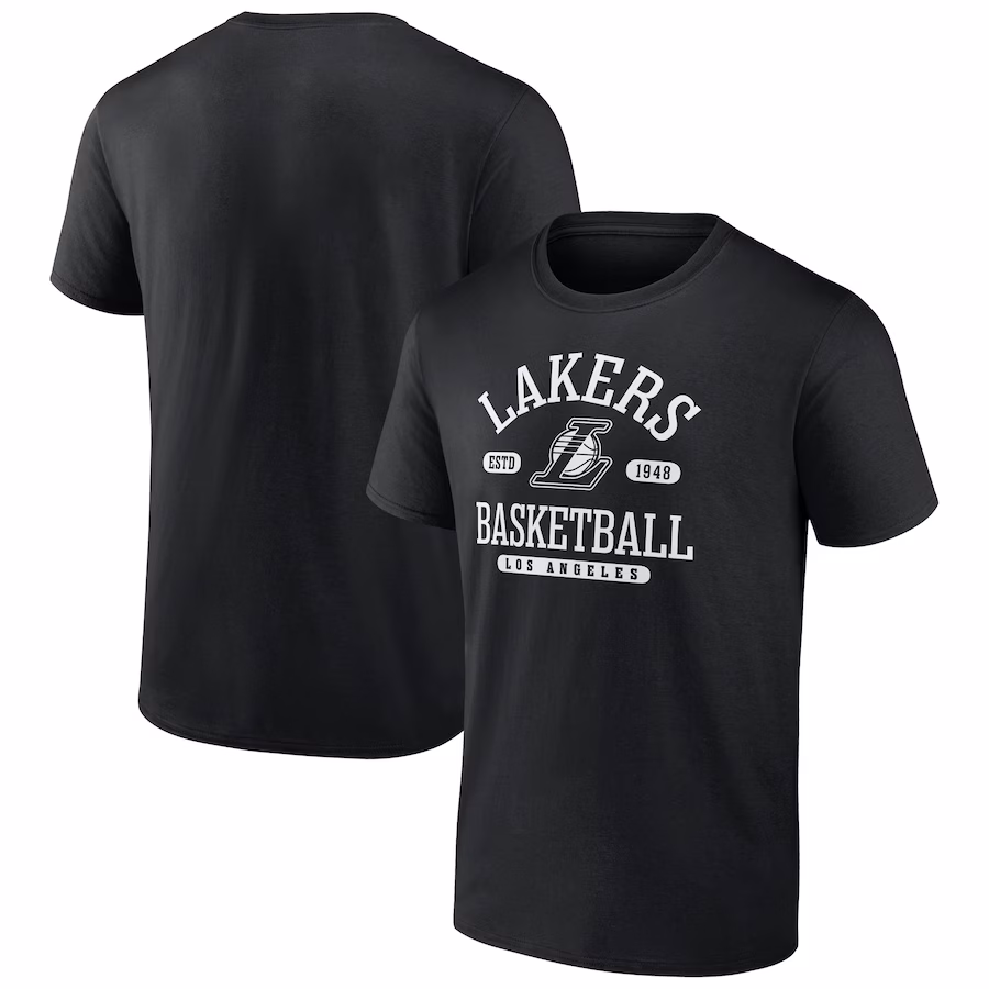 Men's Los Angeles Lakers  Black Danger Zone T-Shirt - Jersey