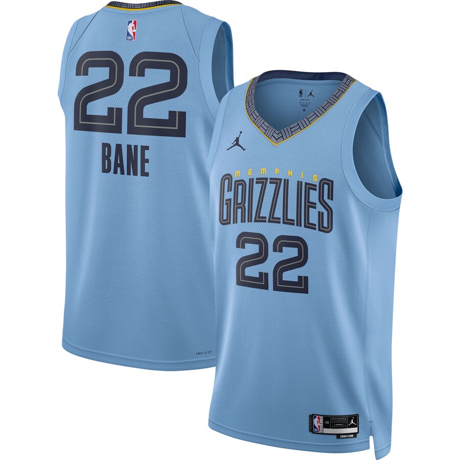 Unisex Memphis Grizzlies Desmond Bane Jordan Brand Light Blue Swingman Jersey - Statement Edition - Jersey