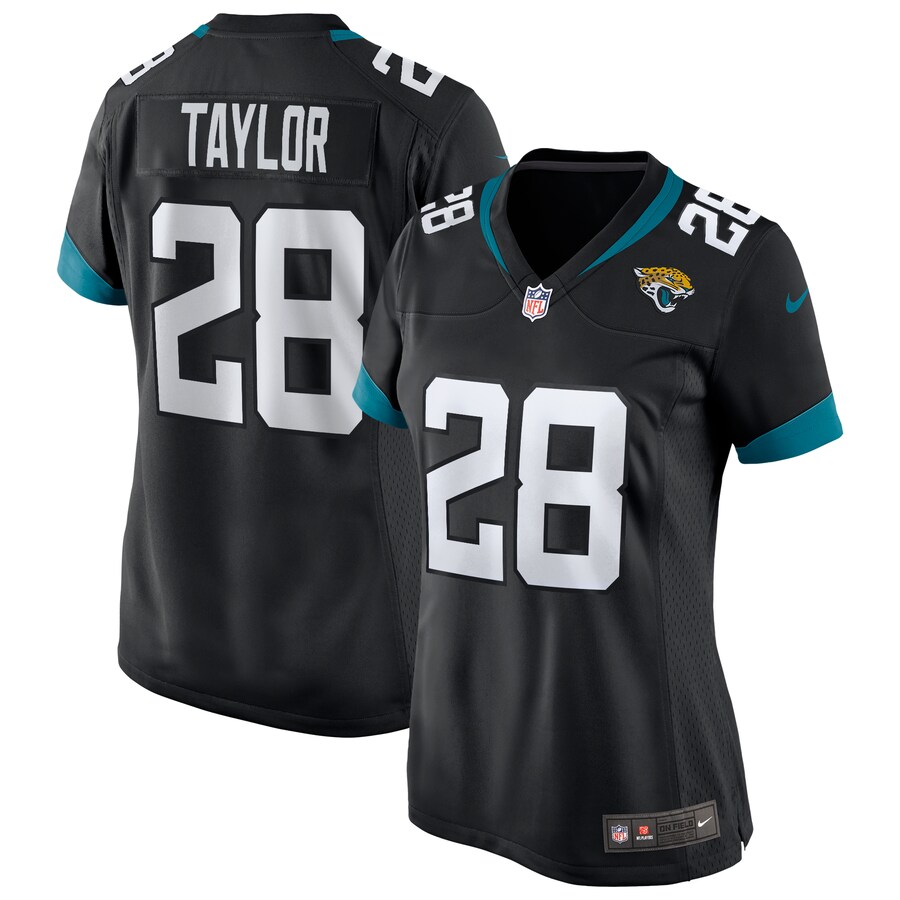 Women's Jacksonville Jaguars Fred Taylor Nike Black Game Retired Player Jersey - Jersey
