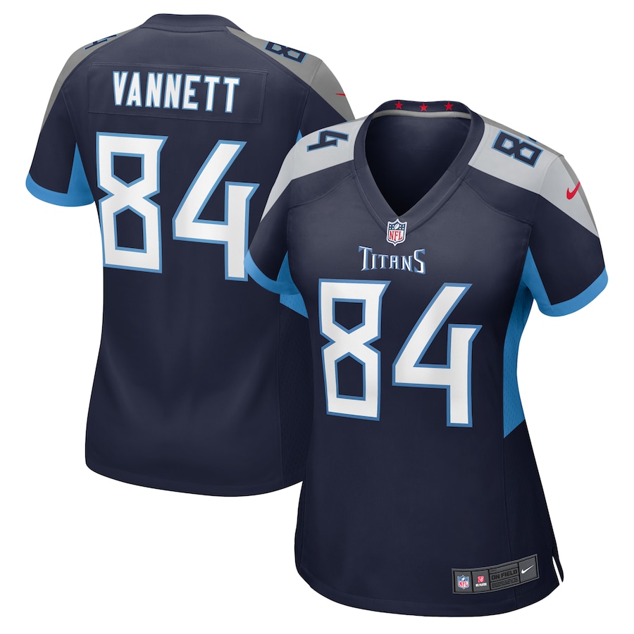 Women's Tennessee Titans Nick Vannett Nike Navy Game Jersey - Jersey