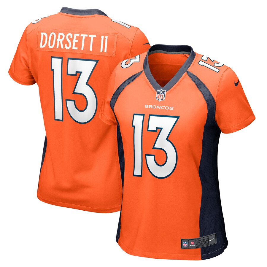 Women's Denver Broncos Phillip Dorsett II Nike  Orange Team Game Jersey - Jersey