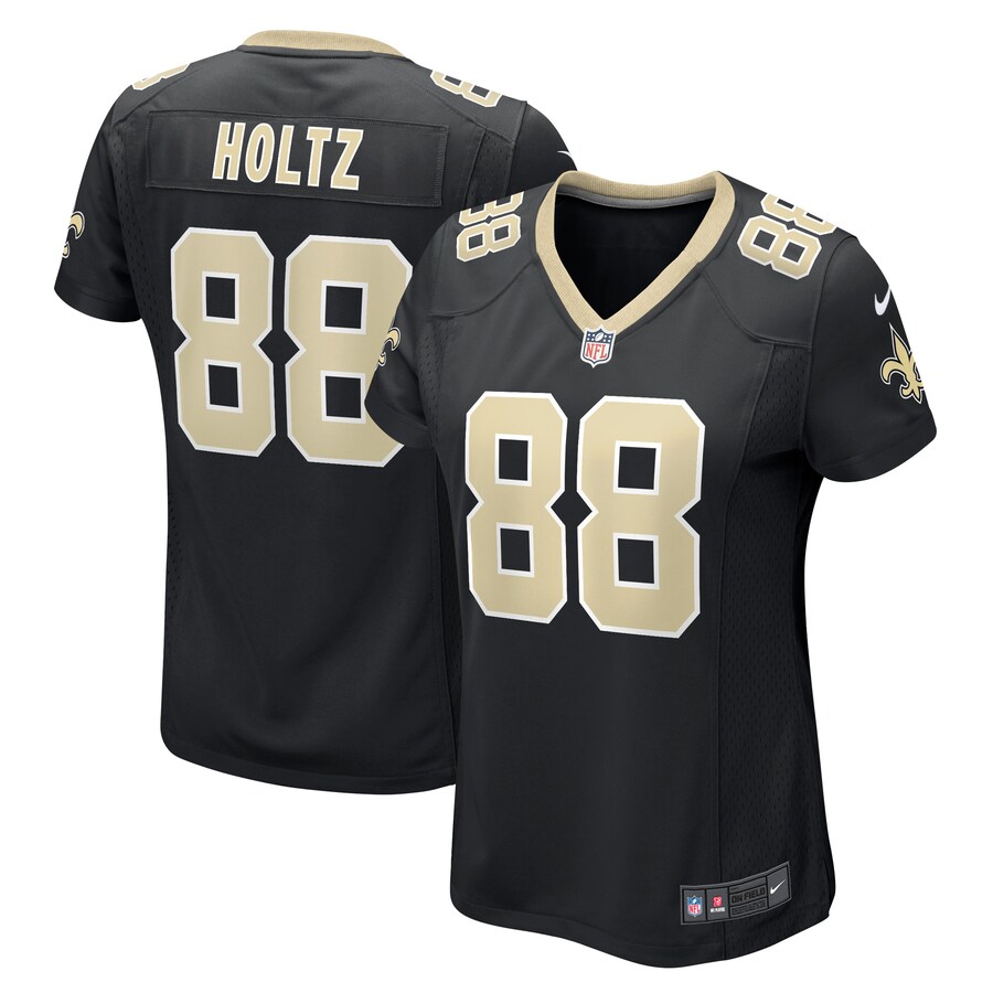 Women's New Orleans Saints J.P. Holtz Nike Black Game Player Jersey - Jersey