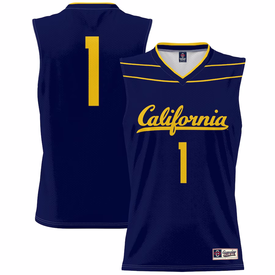 #1 Cal Bears GameDay Greats Lightweight Basketball Fashion Jersey - Navy - Jersey