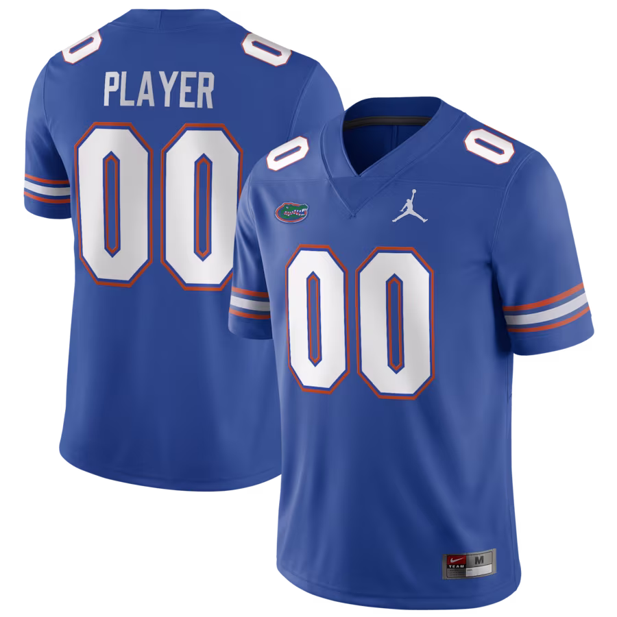Florida Gators Jordan Brand Pick-A-Player NIL Replica Football Jersey - Royal - Jersey