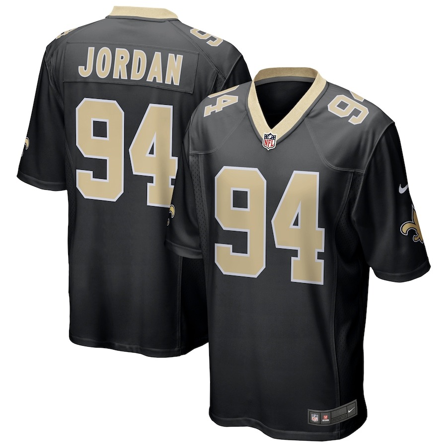 Men's New Orleans Saints Cameron Jordan Nike Black Game Jersey - Jersey