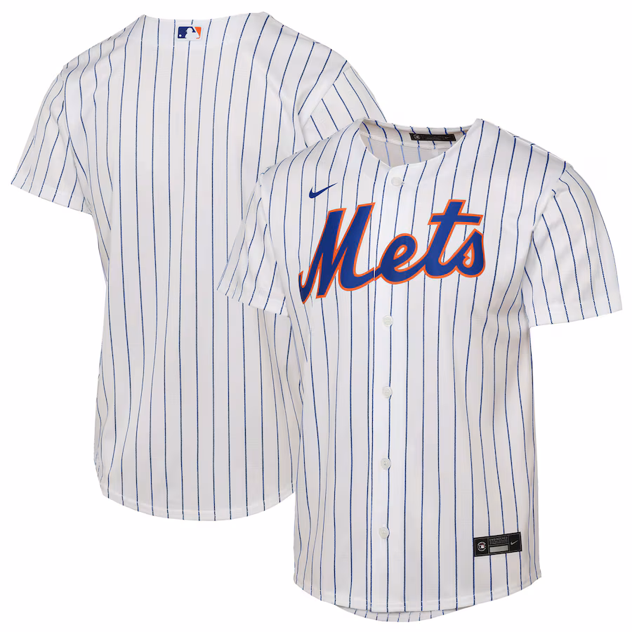 Youth New York Mets Nike White Home Replica 2.0 Jersey - Jersey