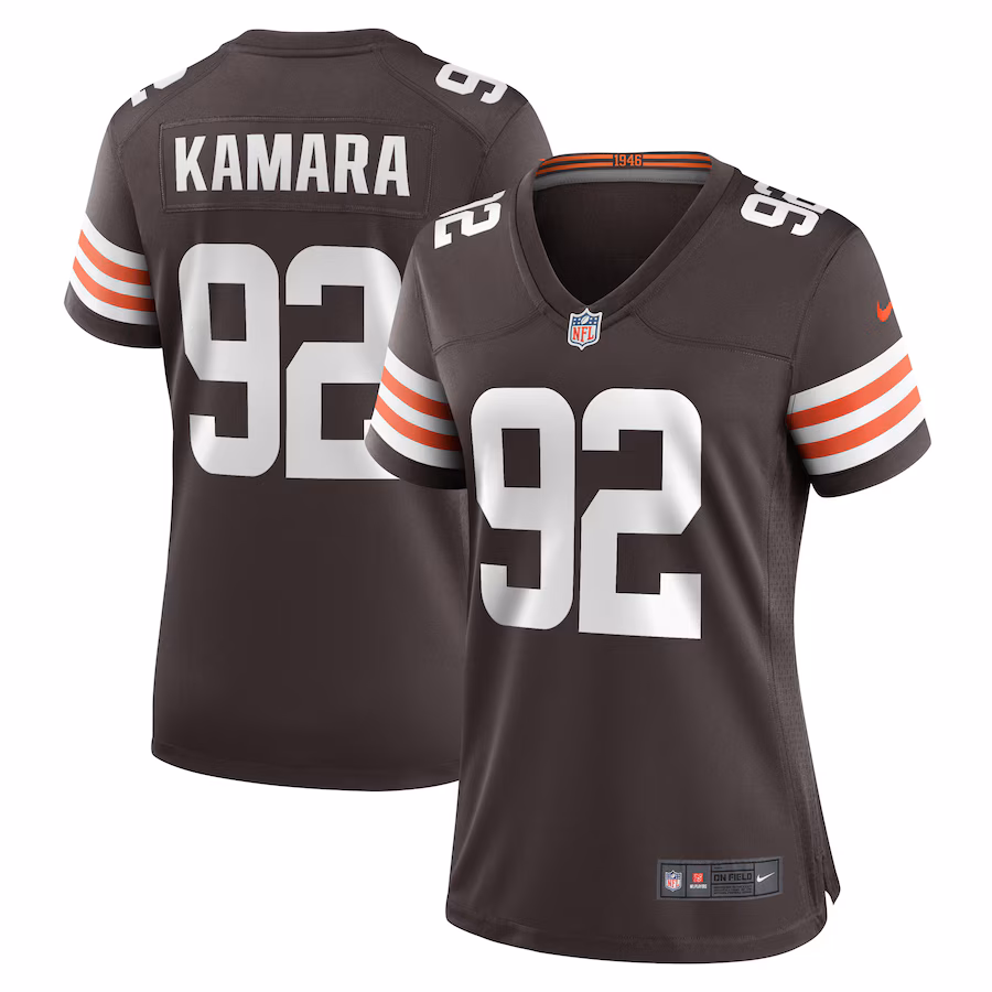 Women's Cleveland Browns Sam Kamara Nike  Brown Team Game Jersey - Jersey