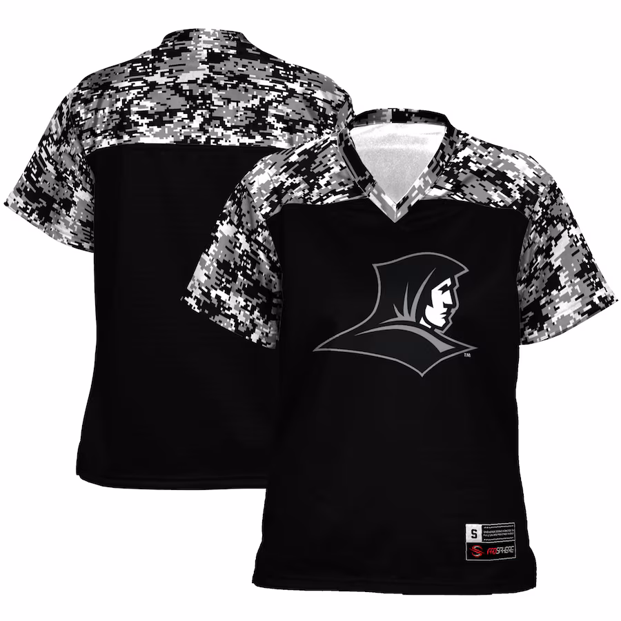 Women's GameDay Greats Black Providence Friars Camo Football Jersey - Jersey