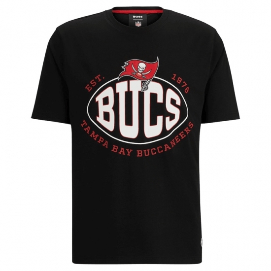 Men's Tampa Bay Buccaneers Black BOSS X Trap T Shirt - Jersey