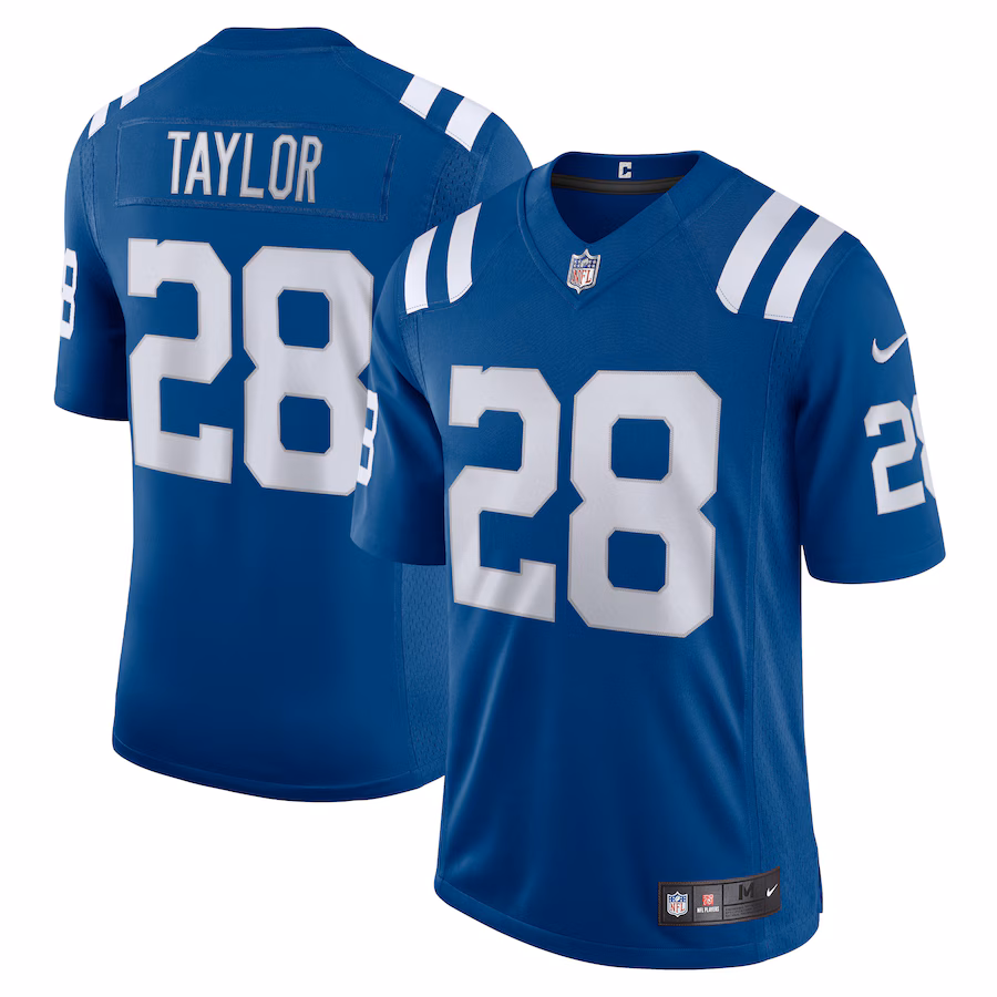 Men's Indianapolis Colts Jonathan Taylor Nike Royal Vapor Limited Jersey - Jersey