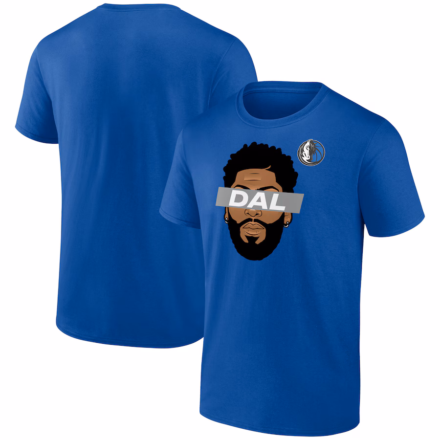 Men's Dallas Mavericks Anthony Davis Blue Know The Game T-Shirt - Jersey
