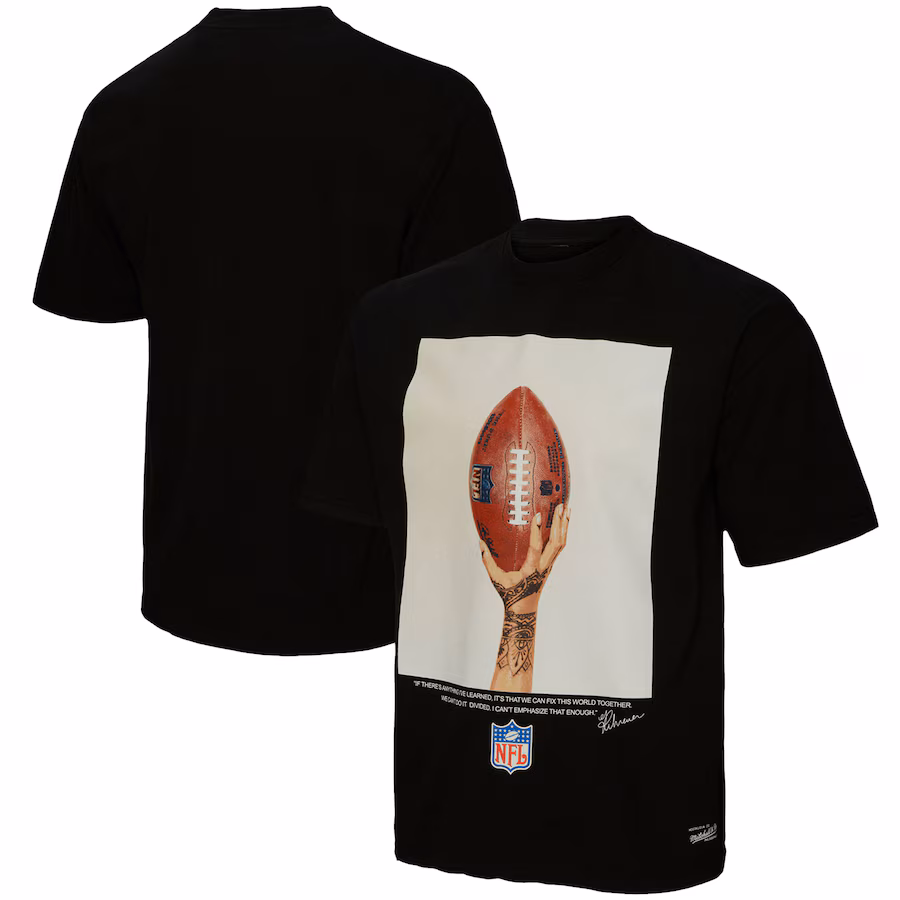 Unisex FENTY for Mitchell & Ness Black Super Bowl LVII Icon T-Shirt - Jersey
