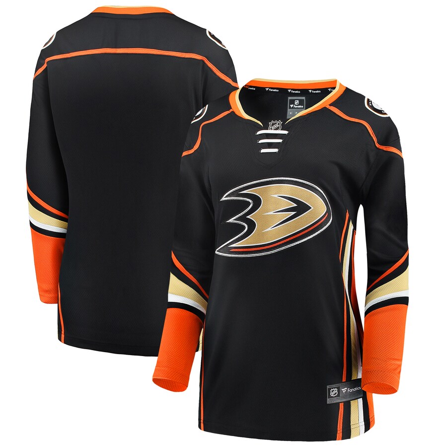 Women's Anaheim Ducks Fanatics Branded Black Breakaway Home Jersey - Jersey