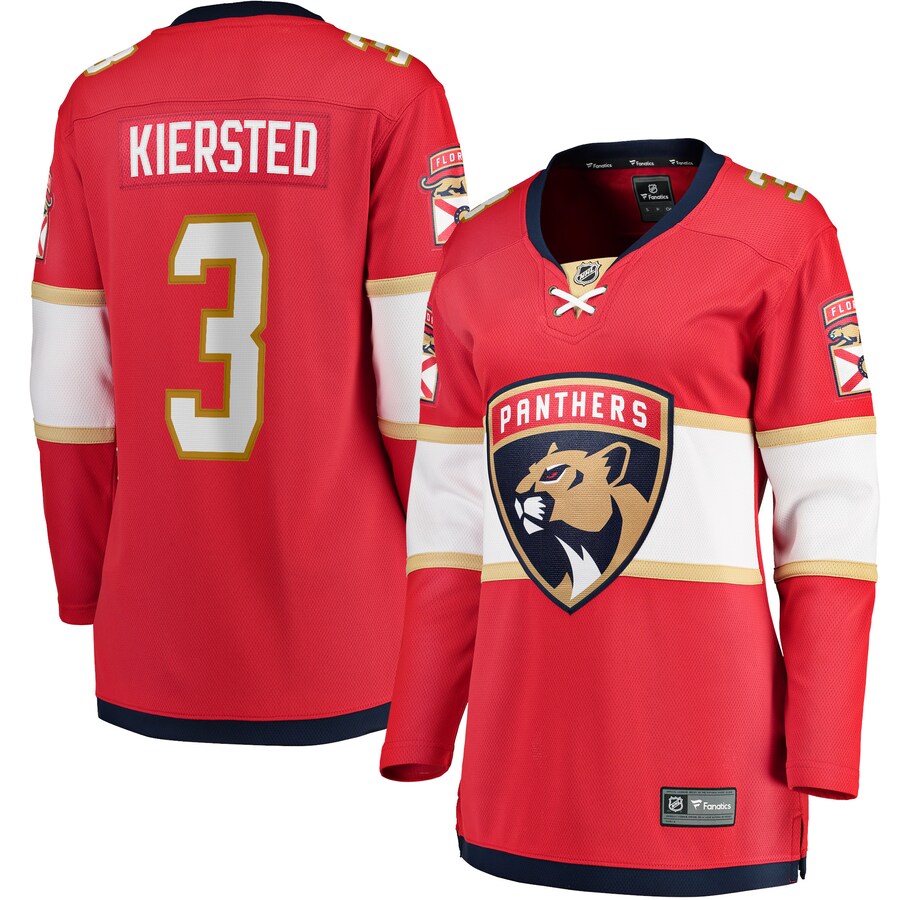 Women's Florida Panthers Matt Kiersted Fanatics Branded Red Home Team Breakaway Player Jersey - Jersey