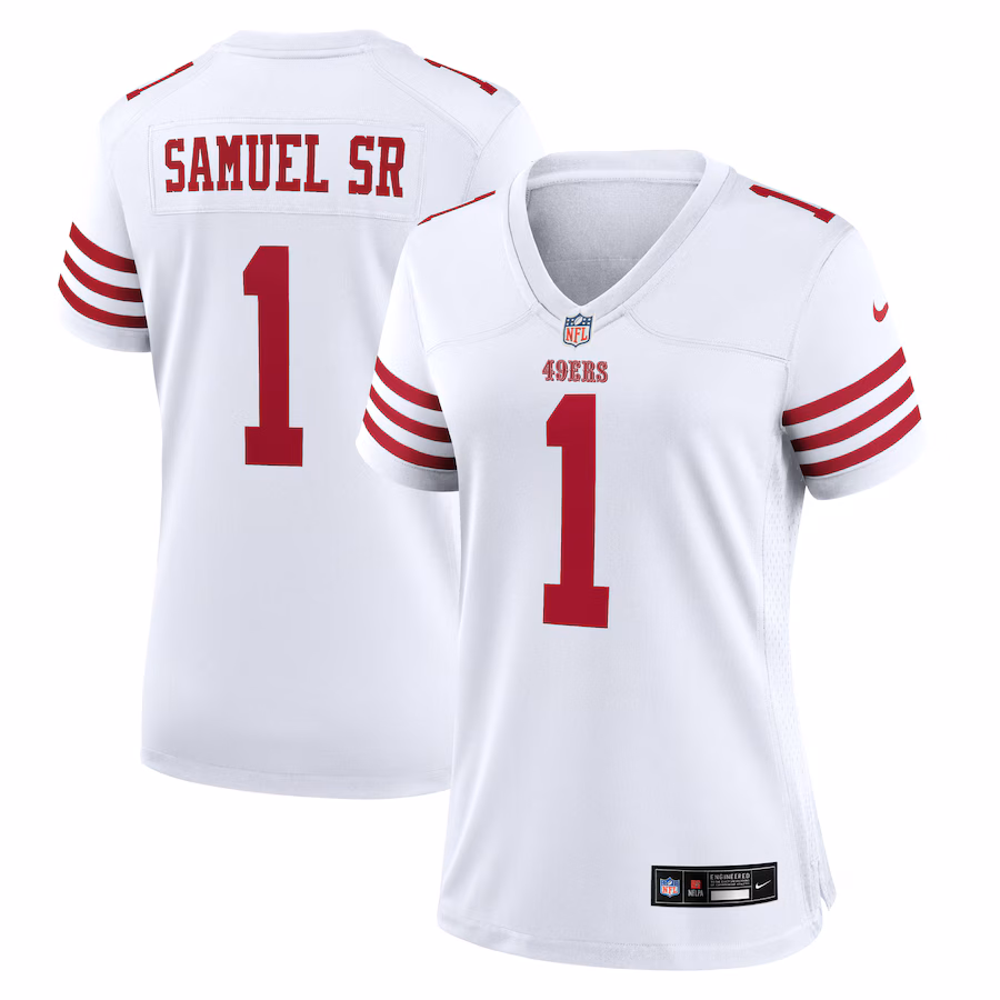 Women's San Francisco 49ers Deebo Samuel Sr Nike White Game Jersey - Jersey
