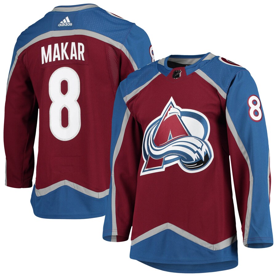 Men's Colorado Avalanche Cale Makar adidas Burgundy Home Primegreen Authentic Pro Player Jersey - Jersey