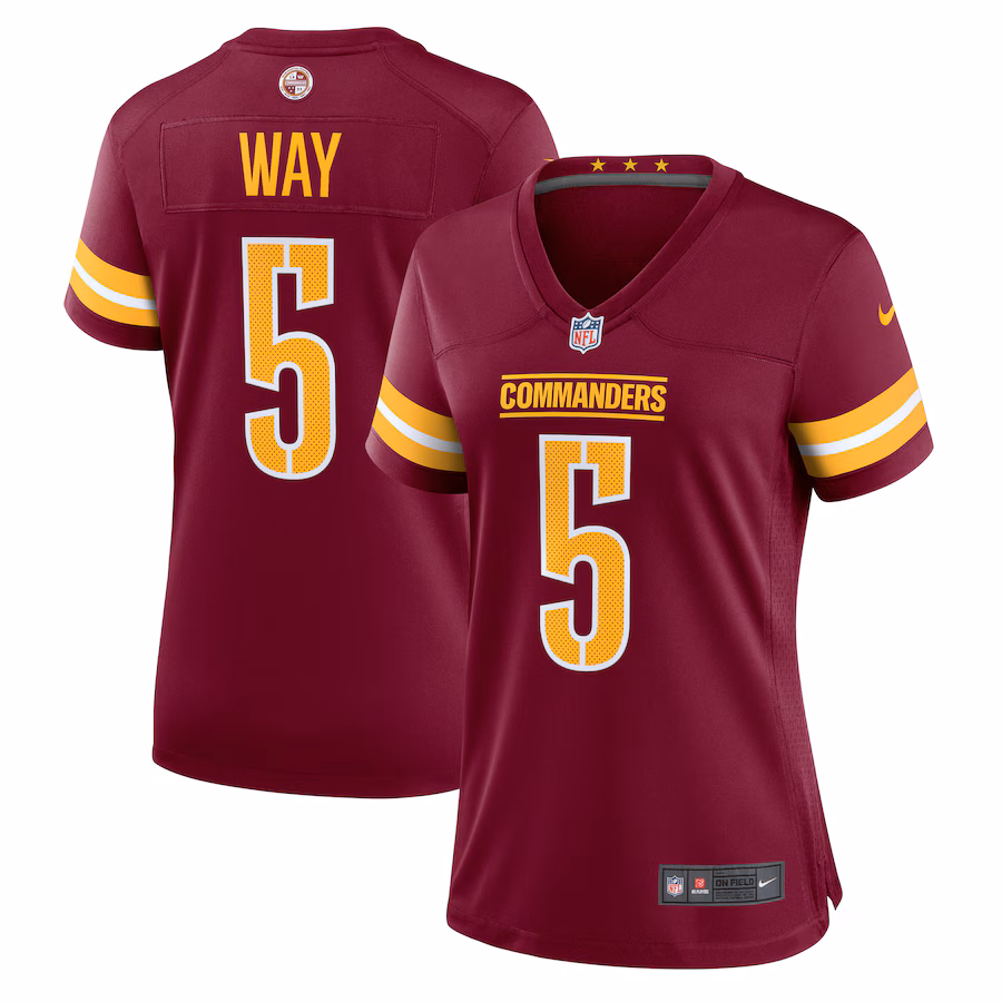 Women's Washington Commanders Tress Way Nike  Burgundy  Game Jersey - Jersey
