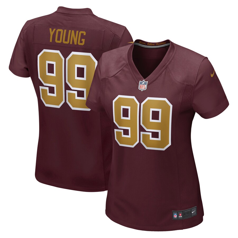 Women's Washington Football Team Chase Young Nike Burgundy Alternate Game Jersey - Jersey