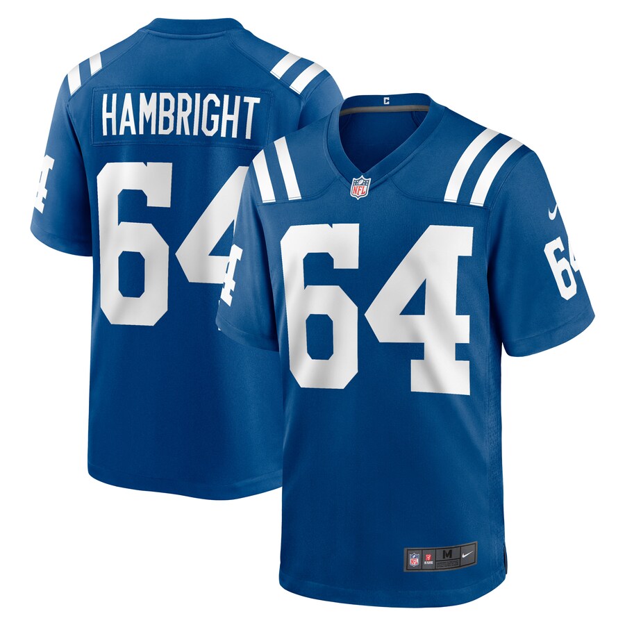 Men's Indianapolis Colts Arlington Hambright Nike Royal Game Player Jersey - Jersey
