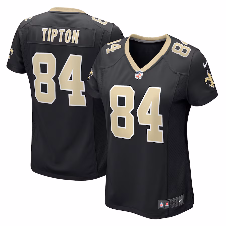 Women's New Orleans Saints Mason Tipton Nike Black Game Jersey - Jersey