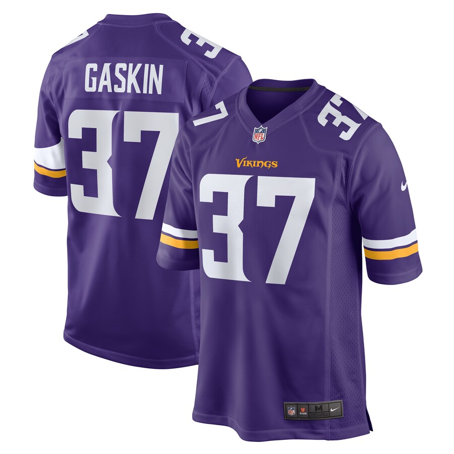Men's Minnesota Vikings Myles Gaskin Nike  Purple Team Game Jersey - Jersey