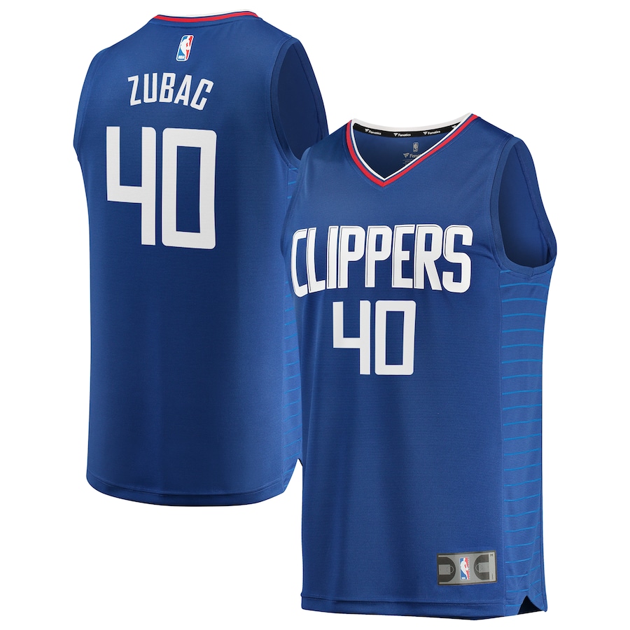 Men's LA Clippers Ivica Zubac Fanatics Royal Fast Break Replica Jersey - Icon Edition - Jersey