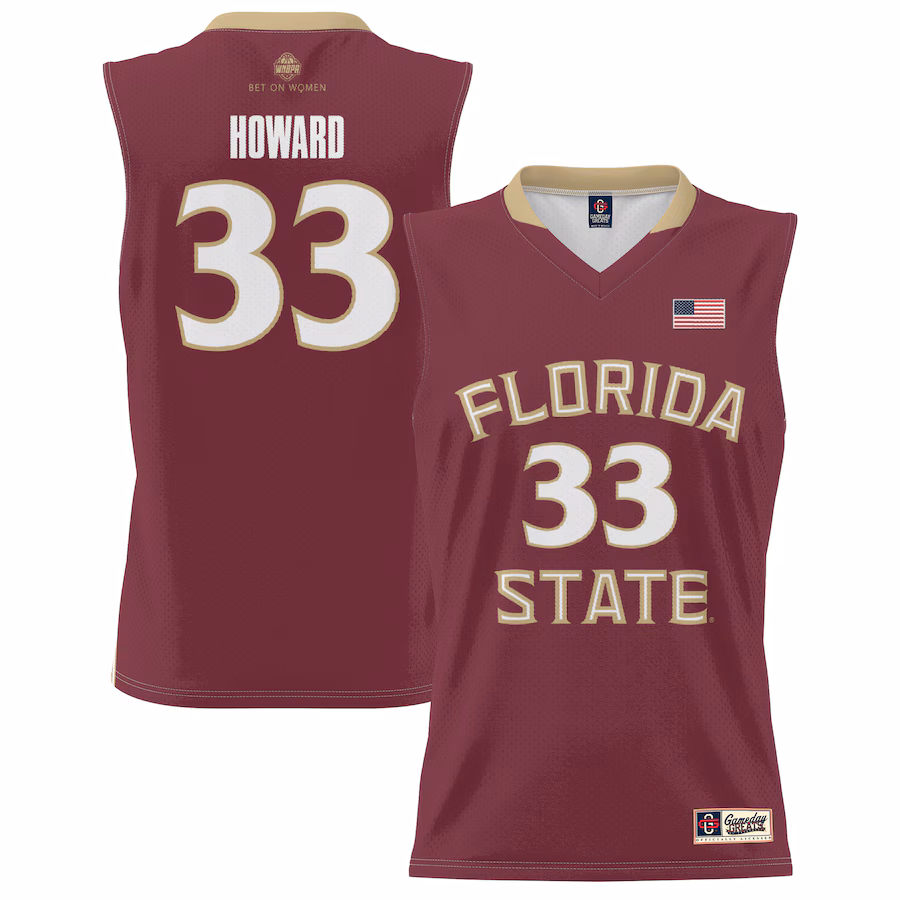 Unisex GameDay Greats Erin Howard Garnet Florida State Seminoles Lightweight Basketball Alumni Jersey - Jersey