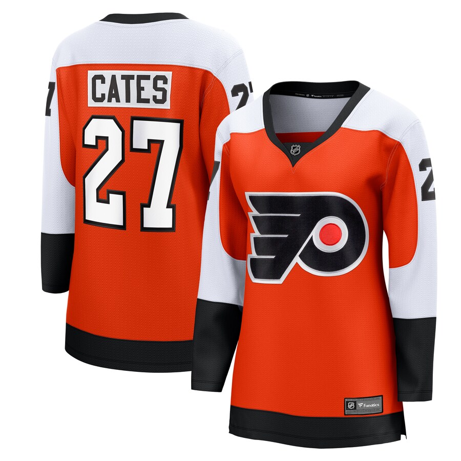 Women's Philadelphia Flyers Noah Cates Fanatics Branded Orange Home Breakaway Player Jersey - Jersey