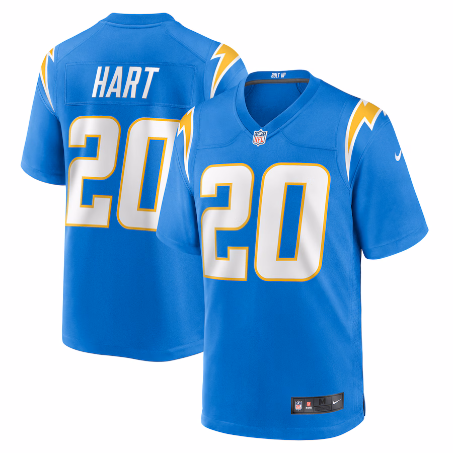 Men's Los Angeles Chargers Cam Hart Nike  Powder Blue Team Game Jersey - Jersey