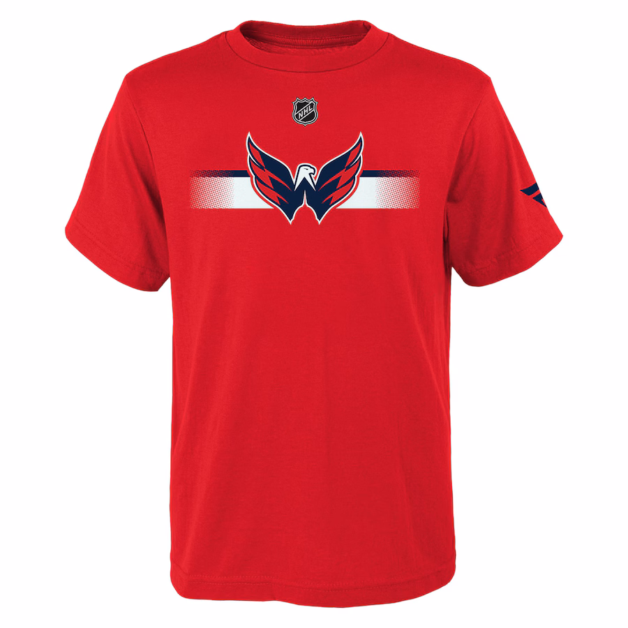Youth Washington Capitals Fanatics Red Authentic Pro Logo T-Shirt - Jersey
