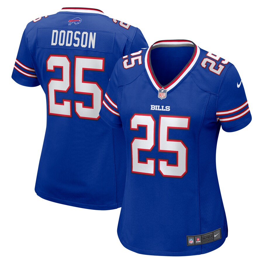 Women's Buffalo Bills Tyrel Dodson Nike  Royal Team Game Jersey - Jersey