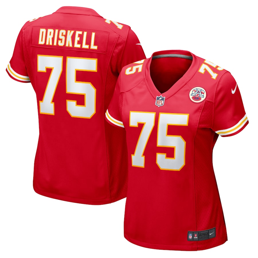 Women's Kansas City Chiefs Ethan Driskell Nike Red Game Jersey - Jersey