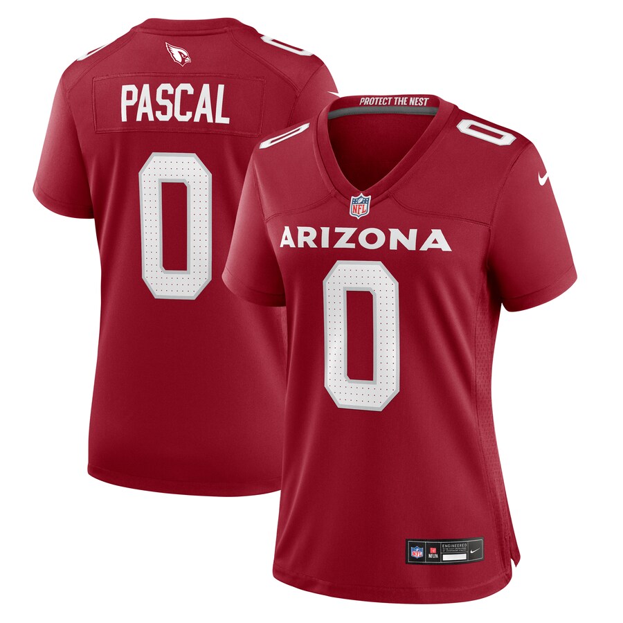 Women's Arizona Cardinals Zach Pascal Nike Cardinal Team Game Jersey - Jersey