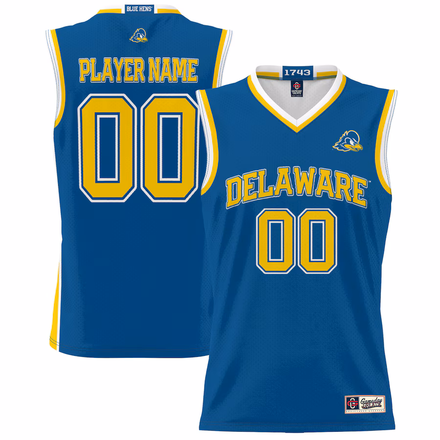 Delaware Fightin' Blue Hens NIL Pick-A-Player Lightweight Basketball Jersey - Royal - Jersey