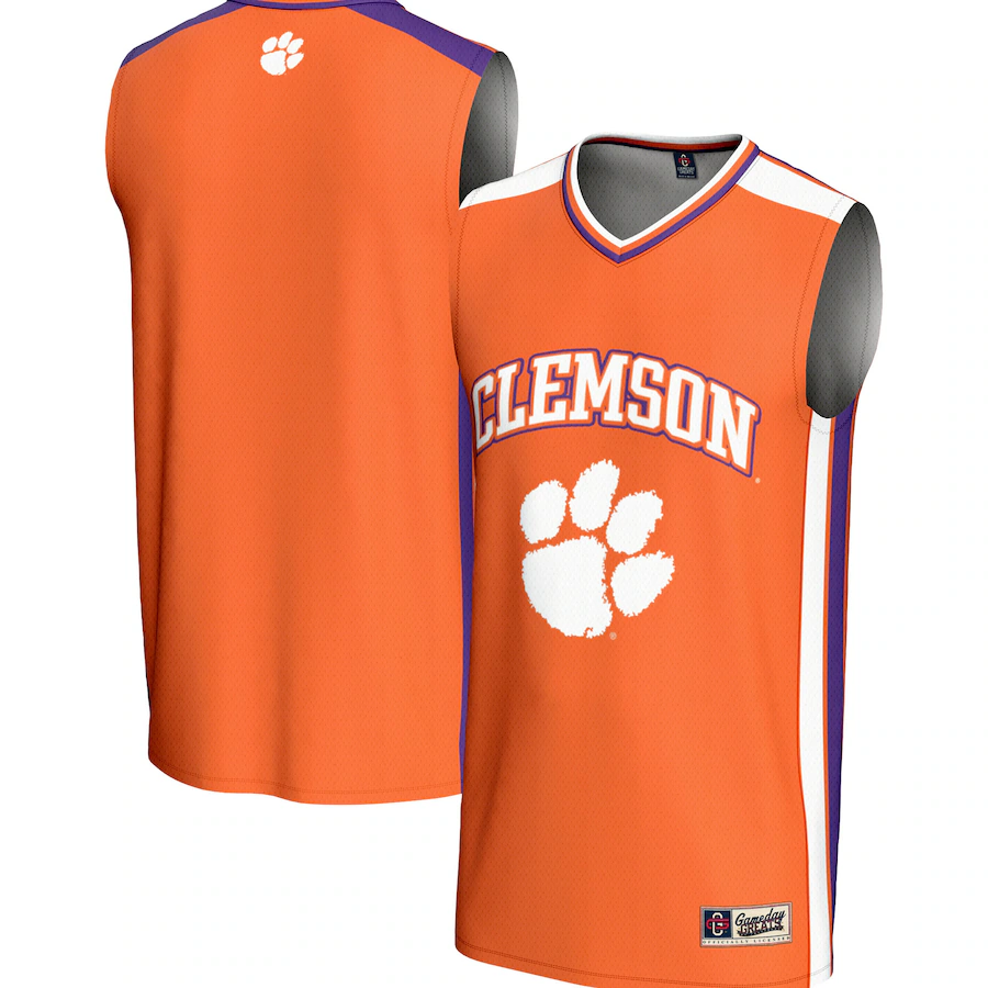 Youth  GameDay Greats Orange Clemson Tigers Spirit Basketball Jersey - Jersey