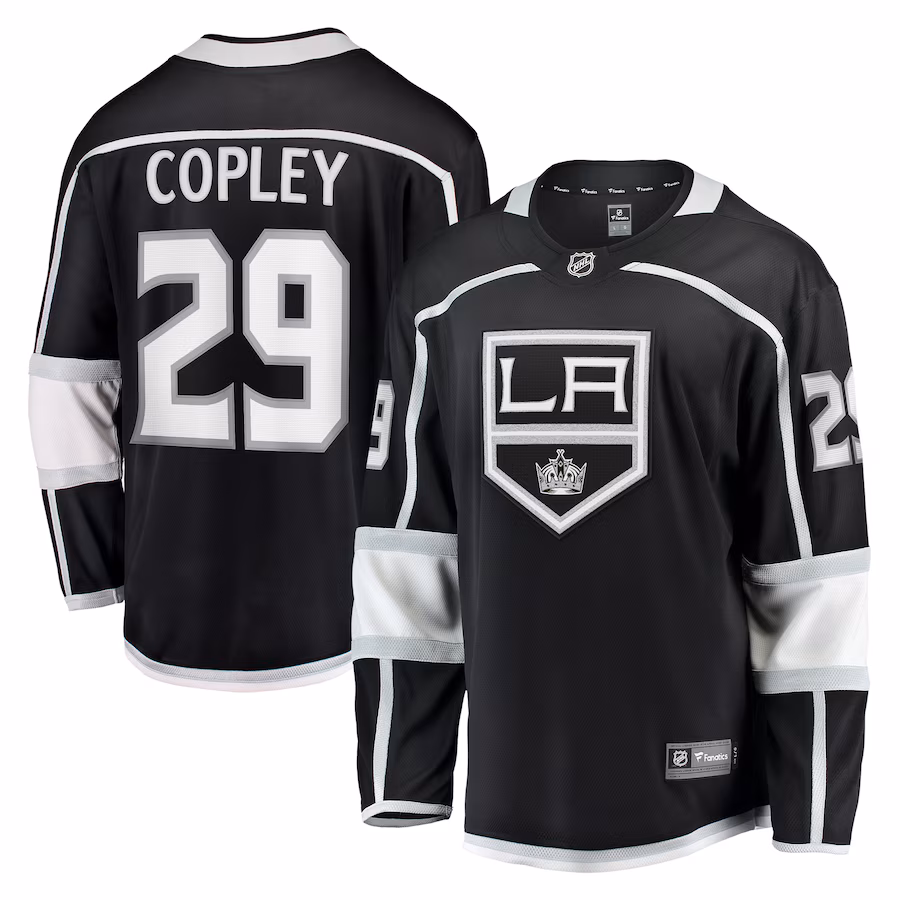 Men's Los Angeles Kings Pheonix Copley Fanatics Black Home Breakaway Jersey - Jersey