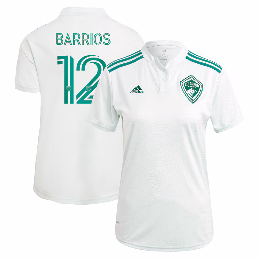 Women's Colorado Rapids Michael Barrios adidas Green 2021 Class Five Replica Player Jersey - Jersey