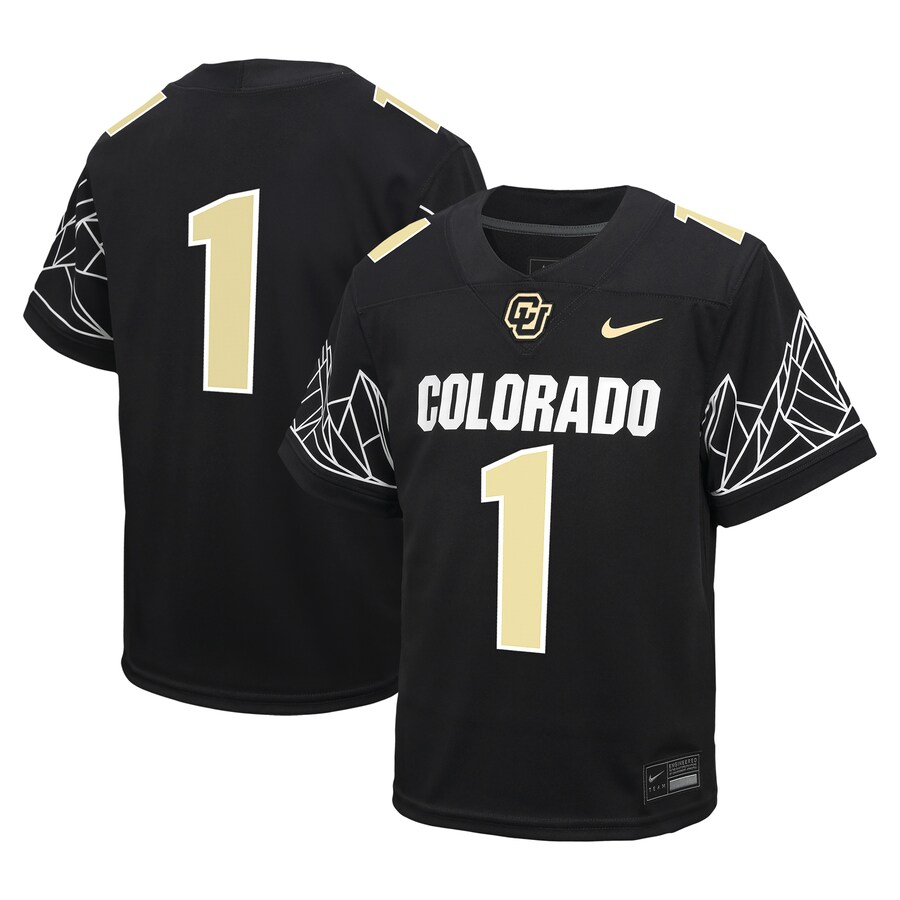 Youth Nike Black Colorado Buffaloes Untouchable Replica Jersey - Jersey