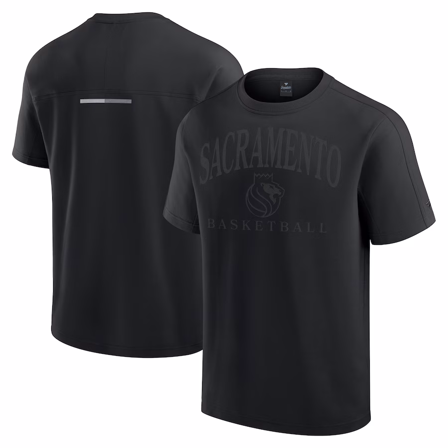 Men's Sacramento Kings Fanatics Black Elements Flex Tri-Blend T-Shirt - Jersey