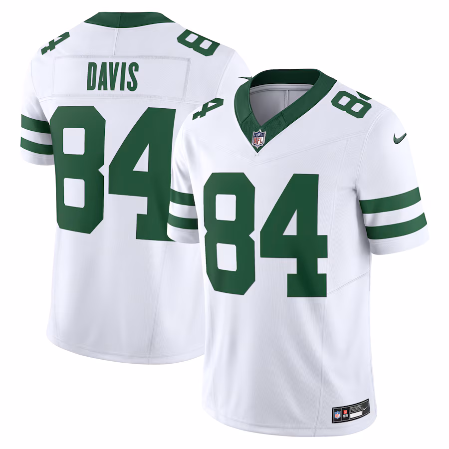 Men's New York Jets Corey Davis Nike Legacy White Vapor F.U.S.E. Limited Jersey - Jersey