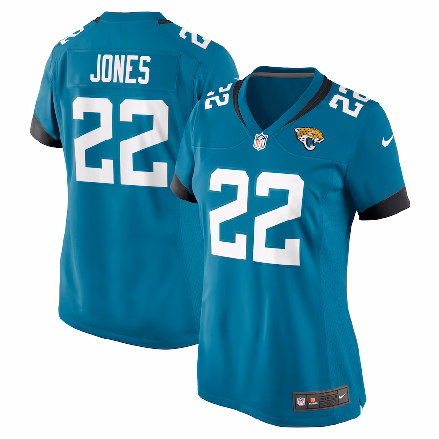 Women's Jacksonville Jaguars Jarrian Jones Nike Teal Game Jersey - Jersey