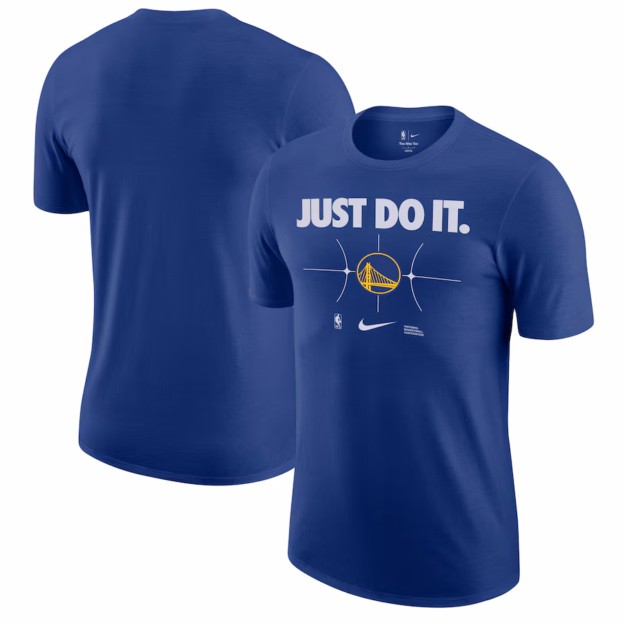 Men's Golden State Warriors Nike Royal Just Do It T-Shirt - Jersey