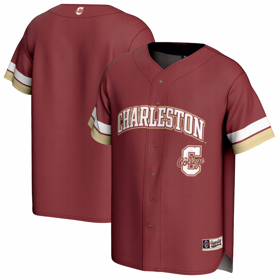 Youth GameDay Greats Maroon Charleston Cougars Spirit Baseball Jersey - Jersey