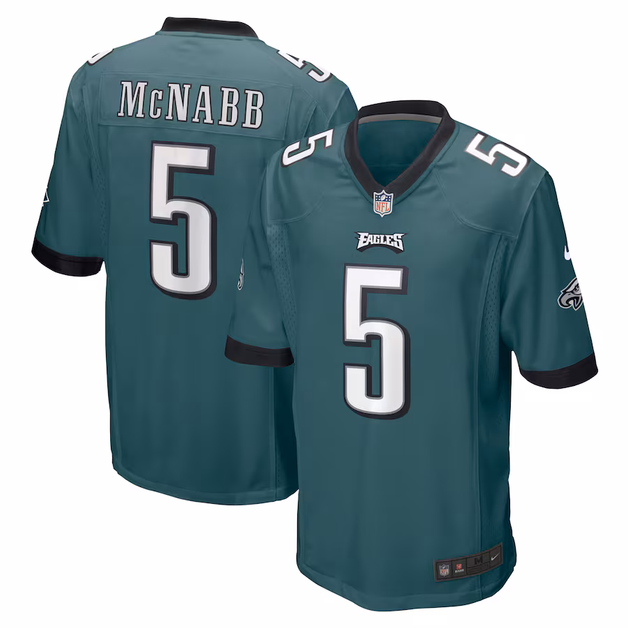 Men's Philadelphia Eagles Donovan McNabb Nike Midnight Green Retired Player Jersey - Jersey