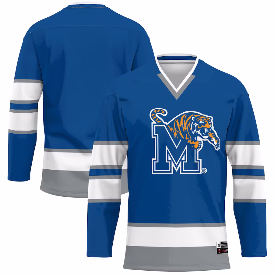 Memphis Tigers GameDay Greats Hockey Jersey - Royal - Jersey