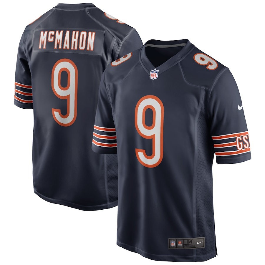 Men's Chicago Bears Jim McMahon Nike Navy Game Retired Player Jersey - Jersey