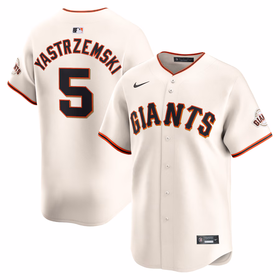 Youth San Francisco Giants Mike Yastrzemski Nike Cream Home Limited Player Jersey - Jersey