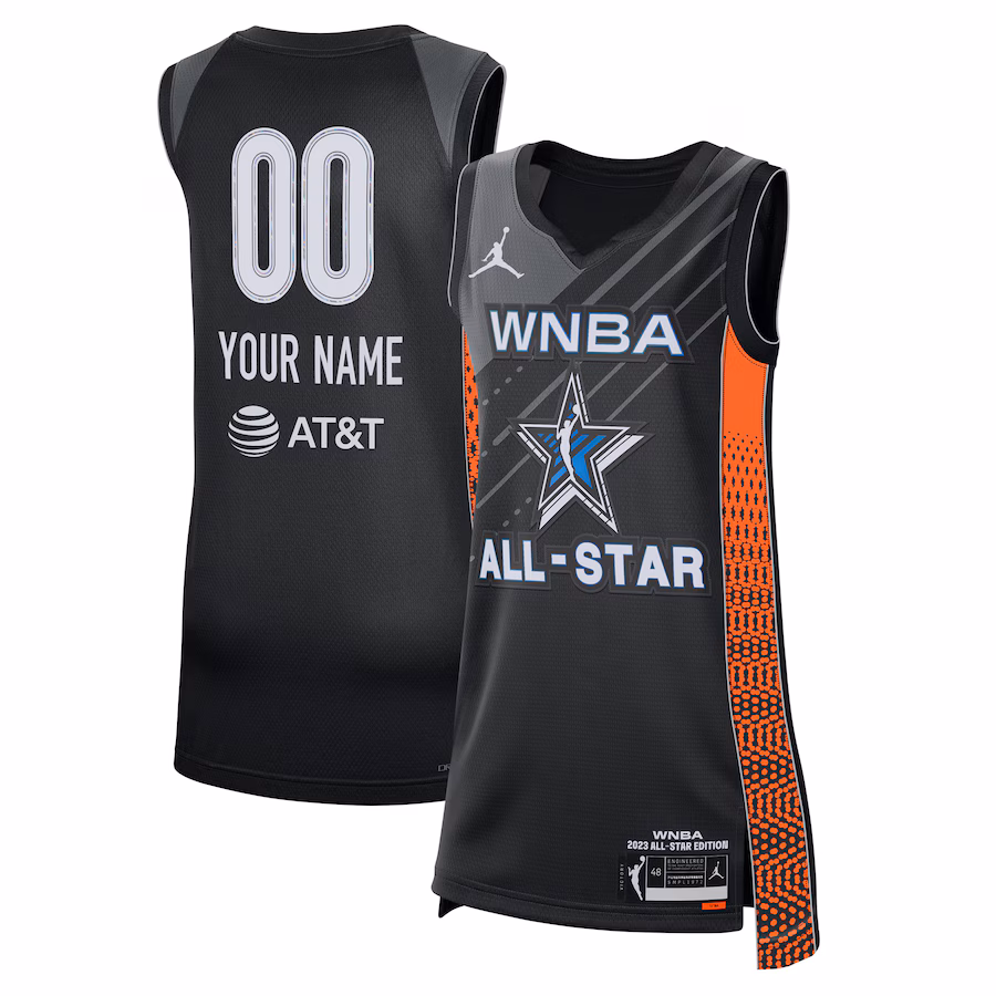 Unisex Jordan Brand Black 2023 WNBA All-Star Game Custom Victory Jersey - Jersey